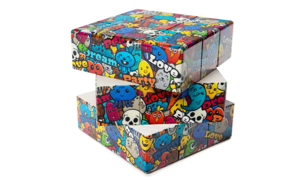 Ziina Star Colorful Graffiti 3x3 (UV Printed)