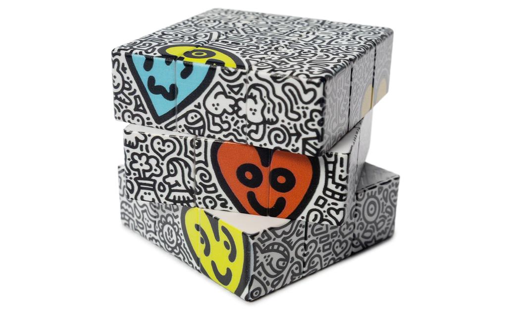 Ziina Star Love Heart Graffiti 3x3 (UV Printed)