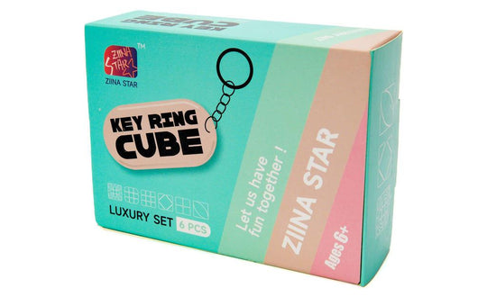 Ziina Star Mini Keychain Cube Gift Box (Set B) | SpeedCubeShop