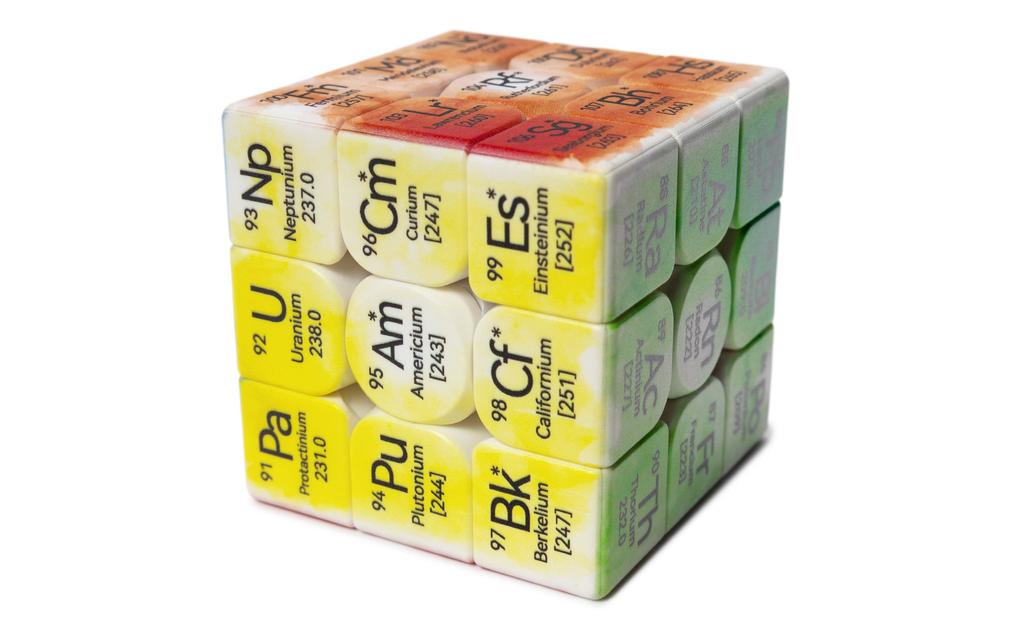 Ziina Star Chemical Elements 3x3 (UV Printed) - Type B, No. 55-108