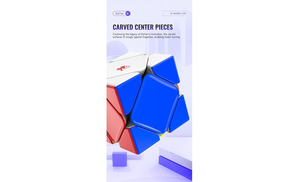 DaYan Skewb V2 (Magnetic, MagLev, Ball-Core, UV Coated) | SpeedCubeShop