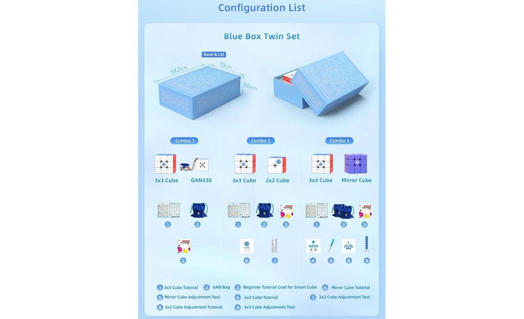 (ARCHIVED)  GAN Blue Box Bundle (Magnetic) - GAN Mirror + GAN11 M | SpeedCubeShop