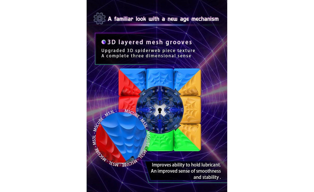MsCUBE MS3L 3x3 (Magnetic) | SpeedCubeShop