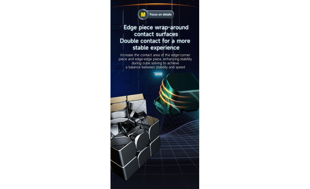 (ARCHIVED)  QiYi M Pro 3x3 (Magnetic, MagLev, Ball-Core, UV Coated) | SpeedCubeShop