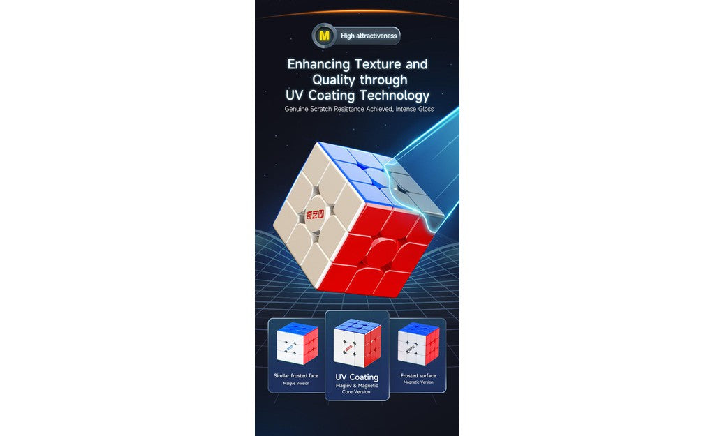 (ARCHIVED)  QiYi M Pro 3x3 (Magnetic, MagLev, Ball-Core, UV Coated) | SpeedCubeShop