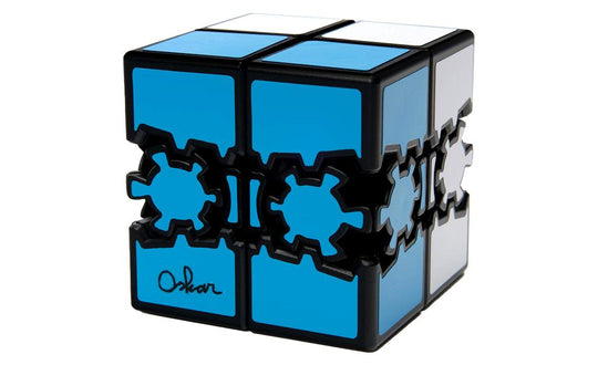Bram & Oskar Gear Plus 2x2 Cube - Blue/White