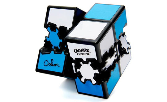 Bram & Oskar Gear Plus 2x2 Cube - Blue/White
