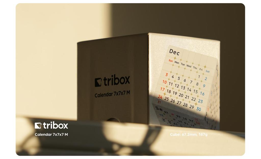 Calendar Cube 7x7 (Magnetic)
