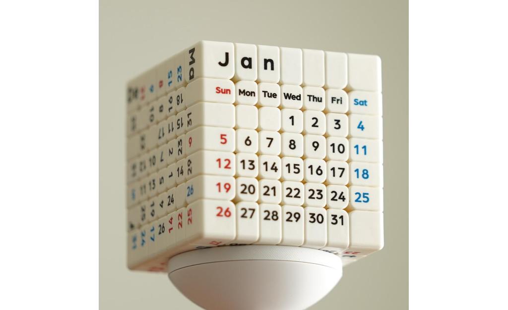 Calendar Cube 7x7 (Magnetic)