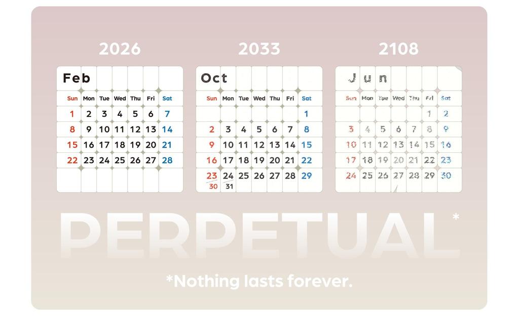 Calendar Cube 7x7 (Magnetic)