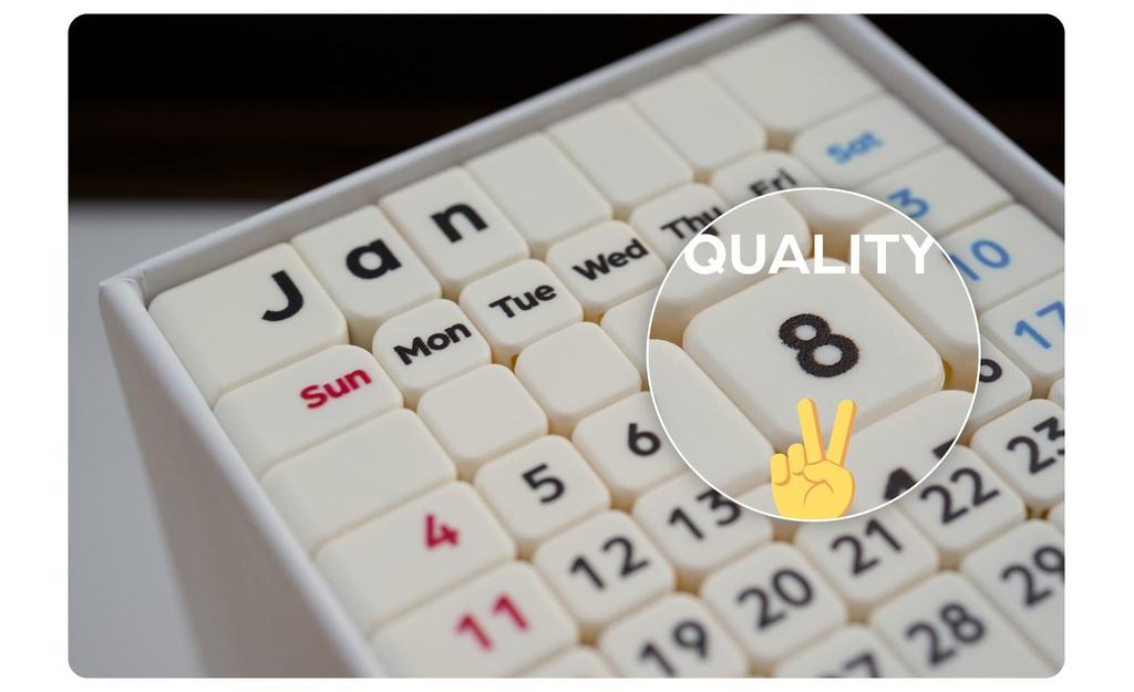 Calendar Cube 7x7 (Magnetic)