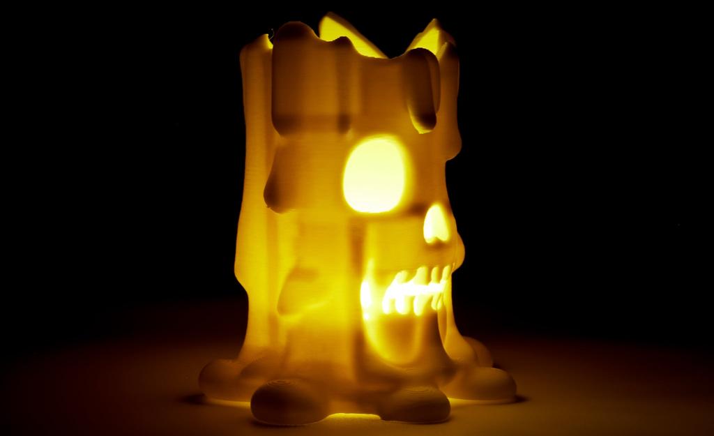 Creepy Candle Rubik's Cube Display Stand + Light | SpeedCubeShop