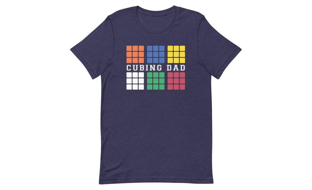 Cubing Dad V4 (Dark) - Rubik's Cube Shirt | SpeedCubeShop