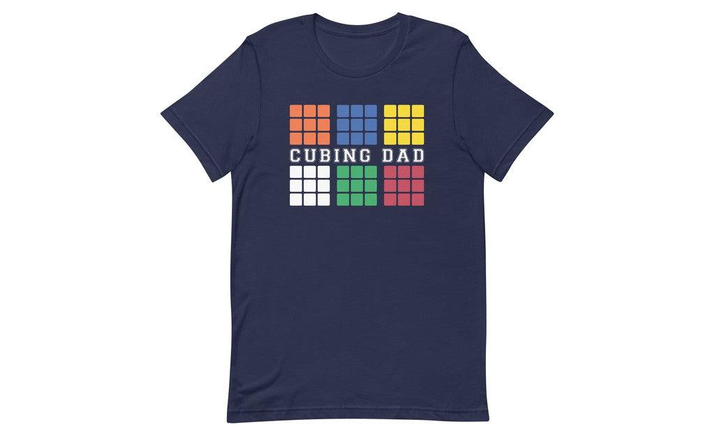 Cubing Dad V4 (Dark) - Rubik's Cube Shirt | SpeedCubeShop