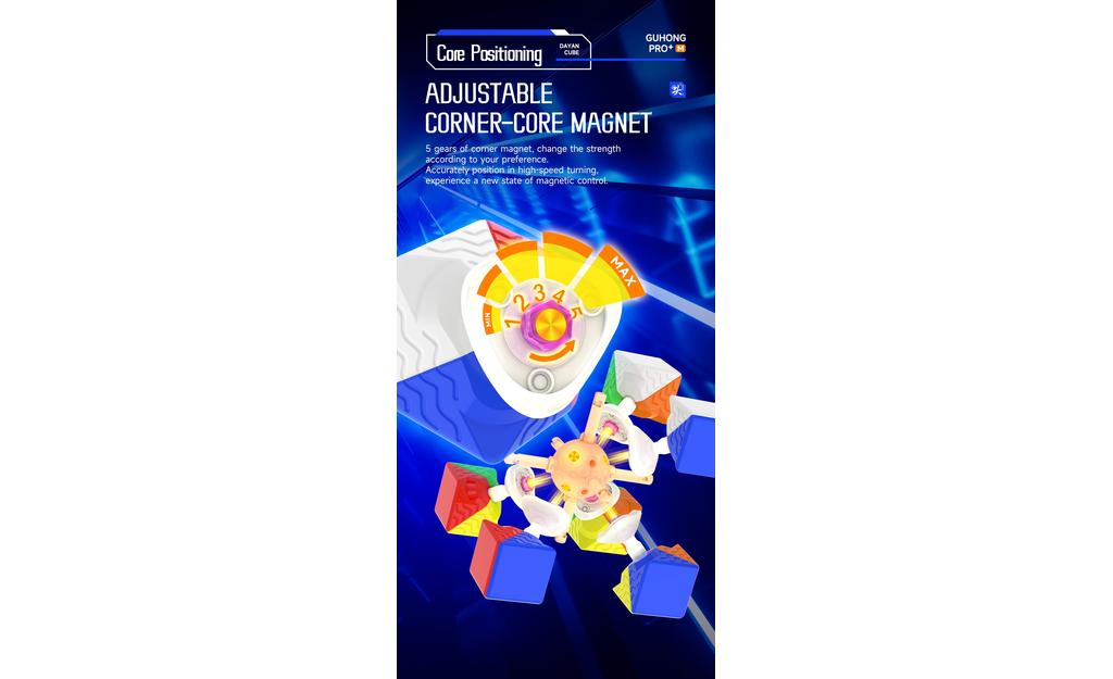 DaYan GuHong Pro+ 3x3 (Magnetic, MagLev, Core Magnets) - 55mm