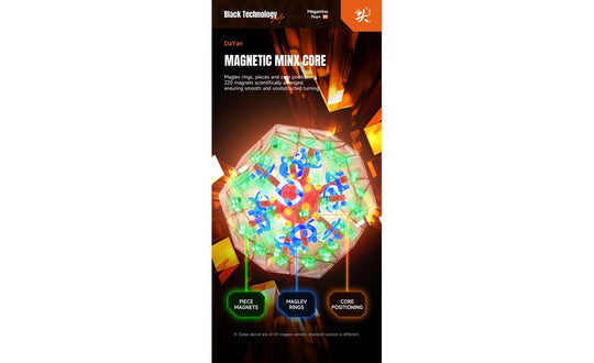 DaYan Megaminx Pro+ (Magnetic, MagLev, Ball-Core)