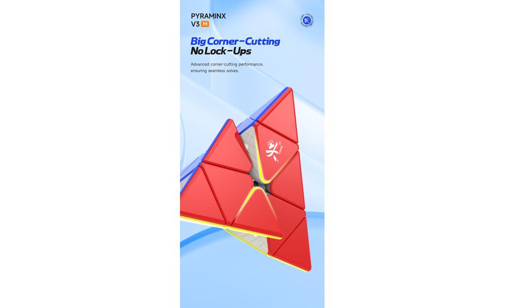 DaYan Pyraminx V3 (Magnetic, MagLev, Ball-Core, UV Coated) | SpeedCubeShop