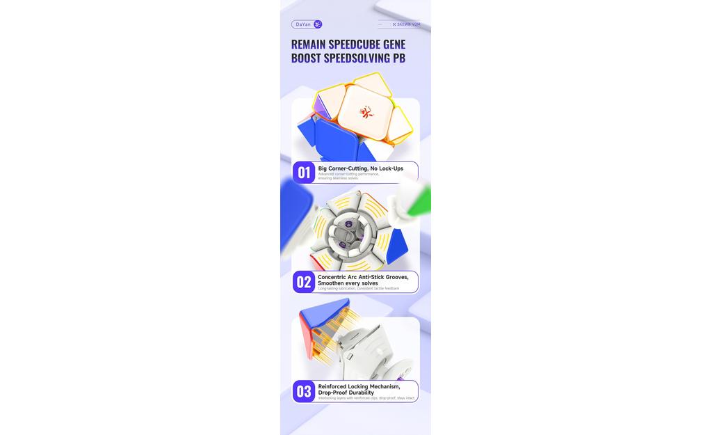 DaYan Skewb V2 (Magnetic, MagLev, Ball-Core, UV Coated) | SpeedCubeShop