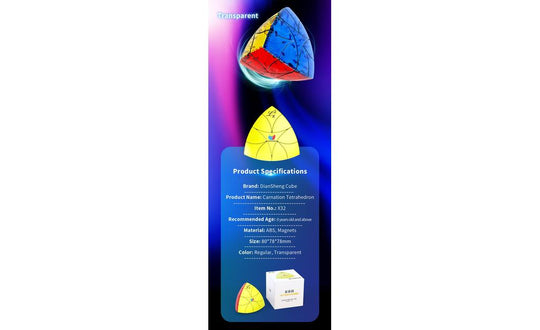 DianSheng Carnation Tetrahedron (Magnetic)
