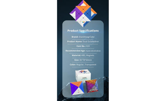 DianSheng Dual Octahedron (Magnetic, Ball-Core)