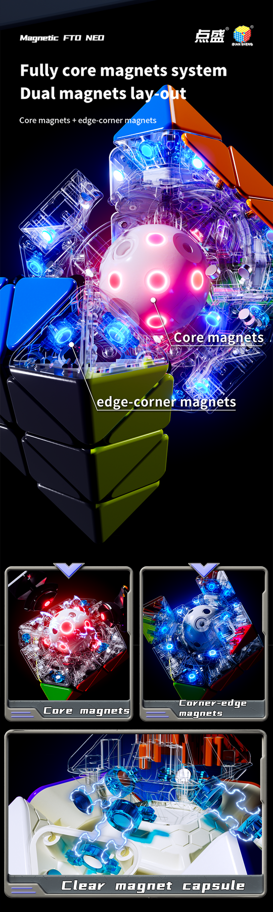 DianSheng FTO NEO (Magnetic, Ball-Core)