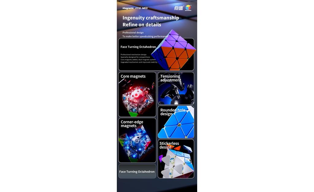 DianSheng FTO NEO (Magnetic, Ball-Core) - Limited Edition