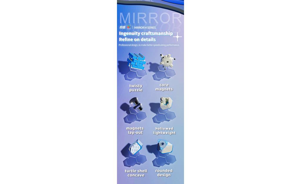 DianSheng Mirror 4x4 (Magnetic, Ball-Core) | SpeedCubeShop