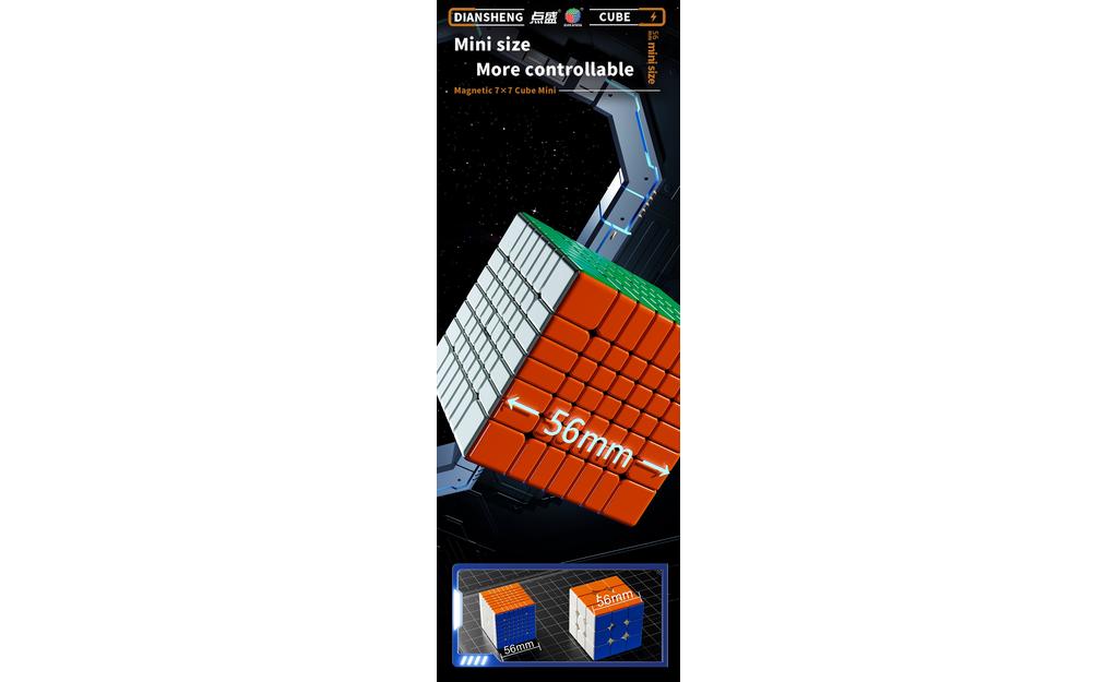 DianSheng SMC 7x7 Mini (Magnetic, Core Magnets) - 56mm | SpeedCubeShop