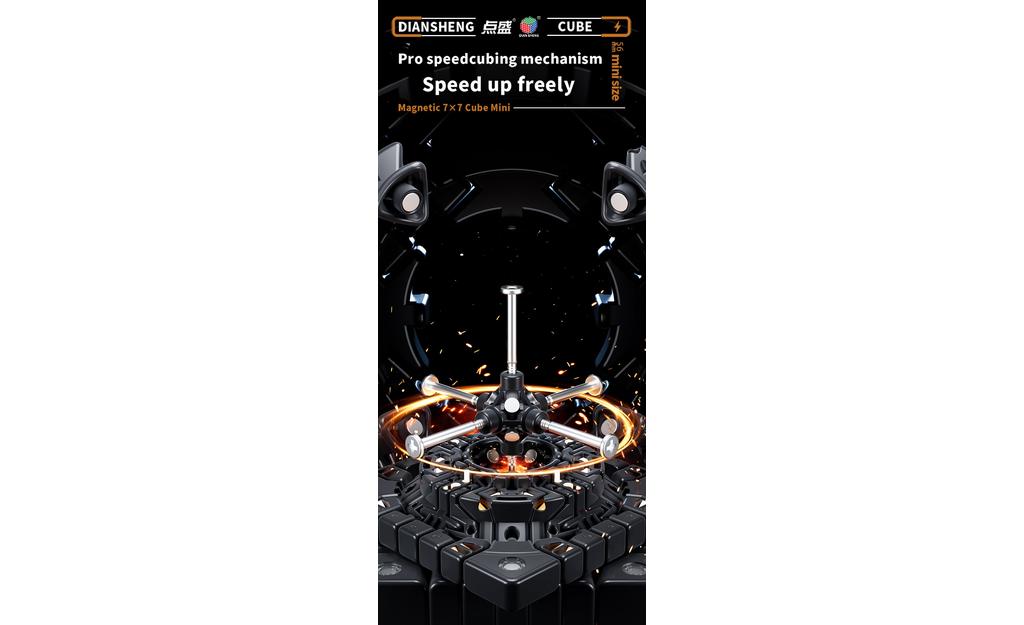 DianSheng SMC 7x7 Mini (Magnetic, Core Magnets) - 56mm | SpeedCubeShop