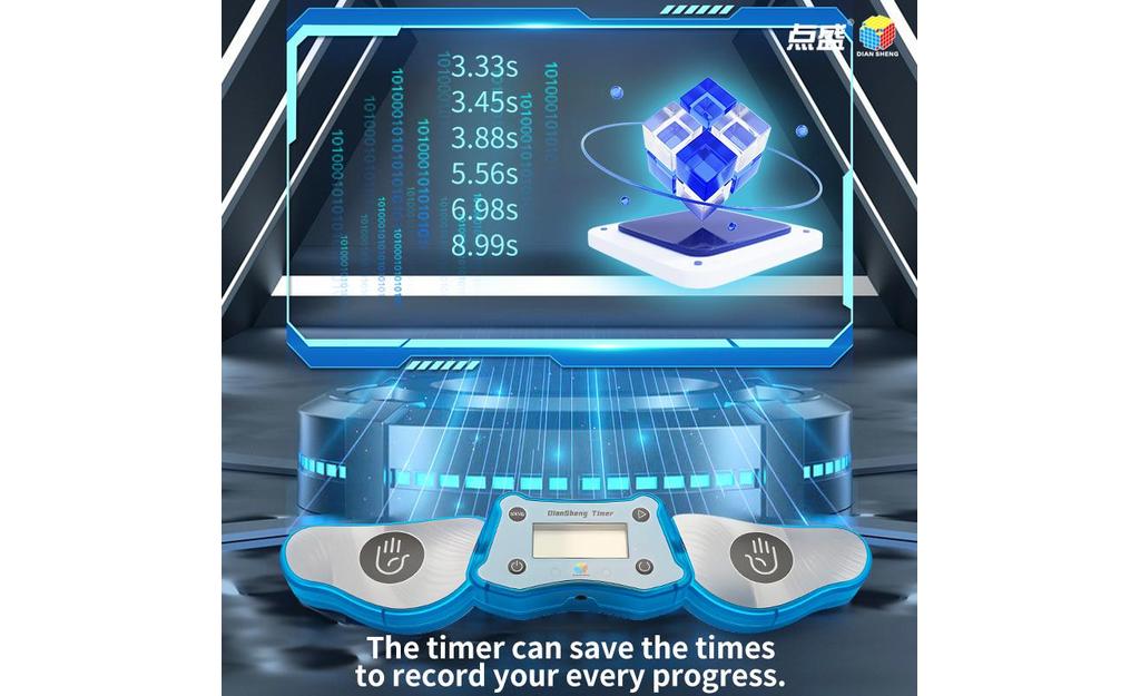 DianSheng Speedcubing Timer - Type B (Transparent) | SpeedCubeShop