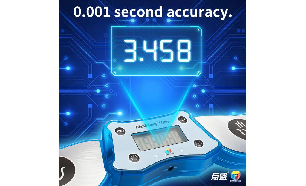 DianSheng Speedcubing Timer - Type B (Transparent) | SpeedCubeShop