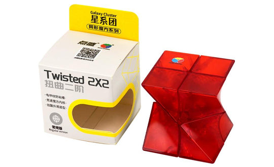 DianSheng Twisted 2x2 (Transparent) | SpeedCubeShop
