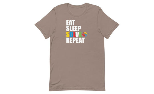 Eat, Sleep, Solve, Repeat - Rubik's Cube Shirt | SpeedCubeShop