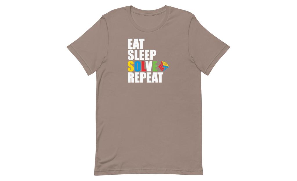 Eat, Sleep, Solve, Repeat - Rubik's Cube Shirt | SpeedCubeShop