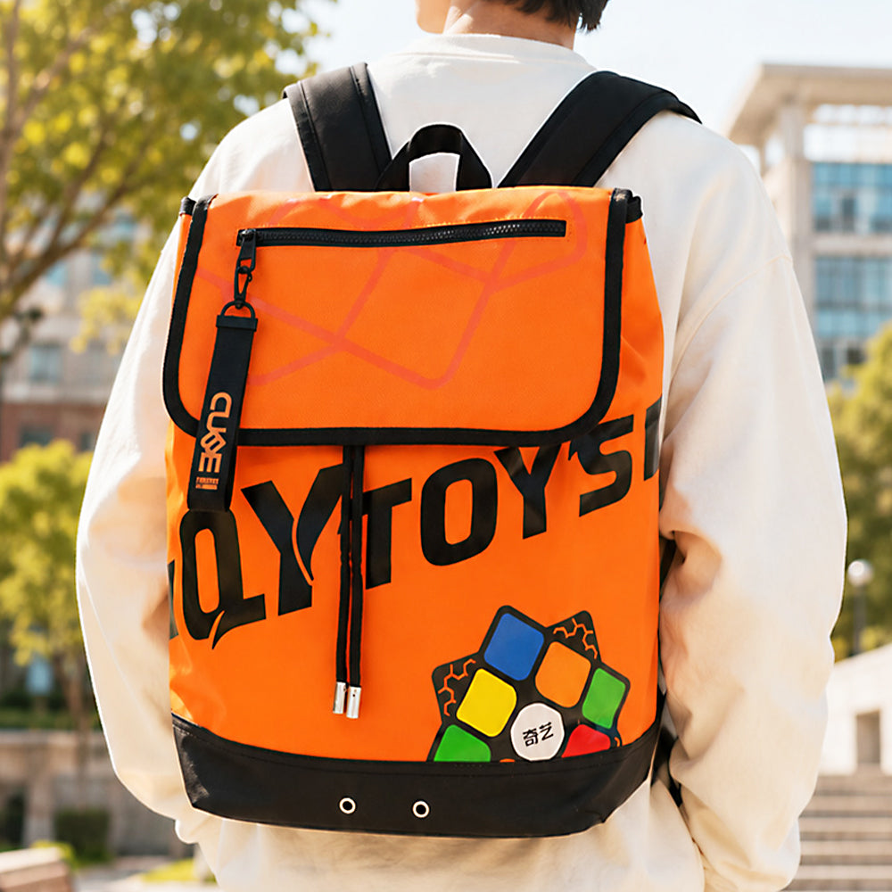 QiYi Cube Forever Backpack V2 orange angled