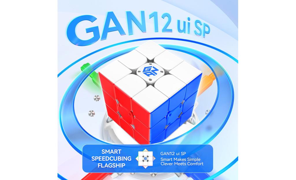 GAN 12 UI SP 3x3 (Magnetic, UV Coated) - PowerPod Charger, Bluetooth Smart Cube | SpeedCubeShop