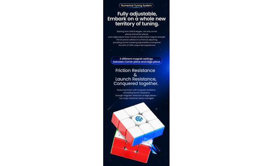GAN 14 PRO 3x3 (Magnetic, MagLev, Core Magnets, UV Coated) | SpeedCubeShop