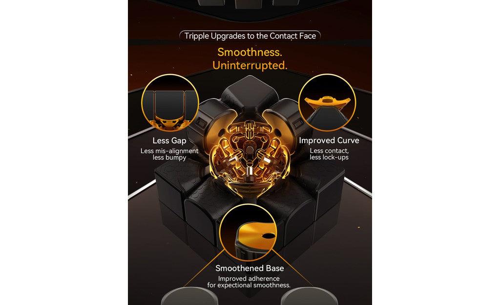 GAN 15 3x3 (Magnetic, MagLev, Core Magnets, UV Coated) | SpeedCubeShop