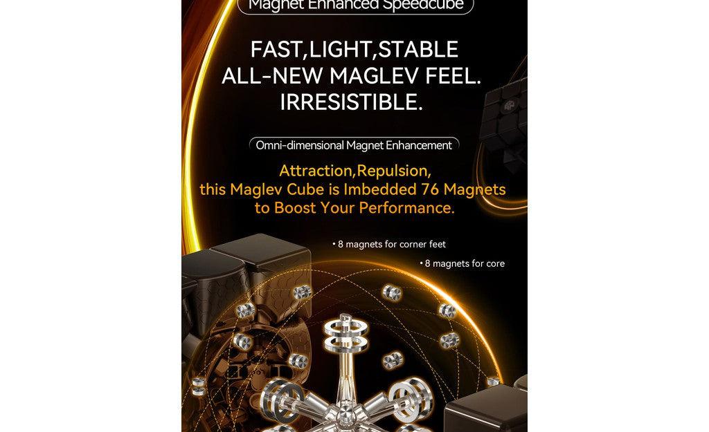 GAN 15 3x3 (Magnetic, MagLev, Core Magnets, UV Coated) | SpeedCubeShop