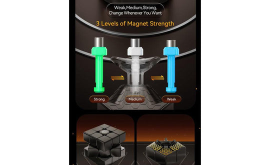 GAN 15 3x3 (Magnetic, MagLev, Core Magnets, UV Coated) | SpeedCubeShop
