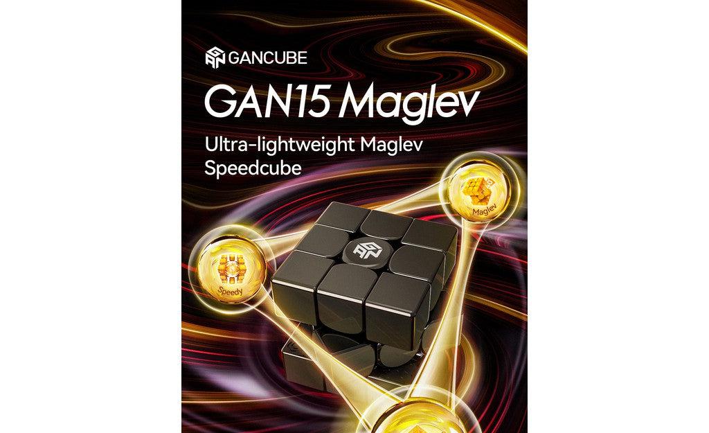 GAN 15 3x3 (Magnetic, MagLev, Core Magnets, UV Coated) | SpeedCubeShop