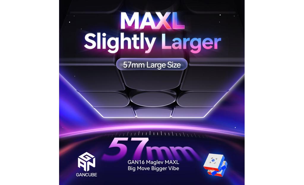 GAN 16 3x3 MaxL (Magnetic, MagLev, Core Magnets, UV Coated)