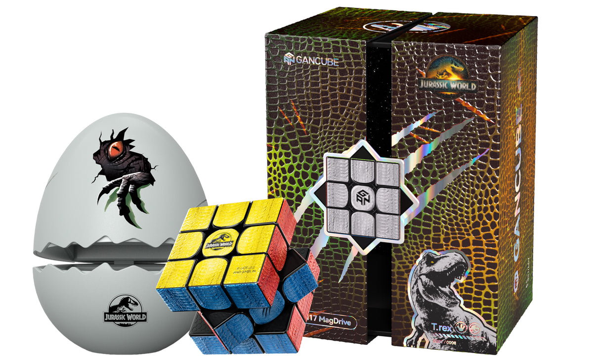 GAN 17 MagDrive 3x3 (Magnetic, MagLev, Ball-Core) - Jurassic World Edition