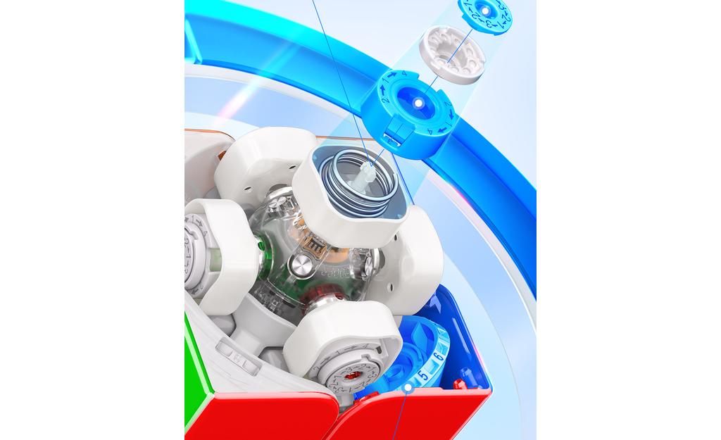 GAN 251 UI 2x2 (Magnetic, Ball-Core, UV Coated) - Bluetooth Smart Cube