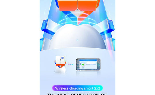 GAN 251 UI 2x2 (Magnetic, Ball-Core, UV Coated) - Bluetooth Smart Cube