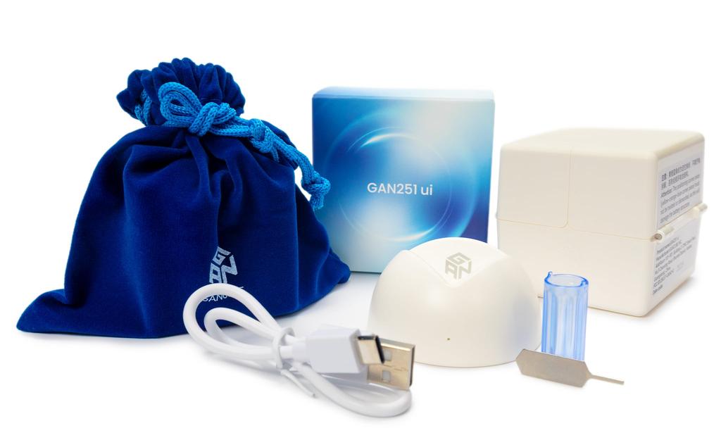 GAN 251 UI 2x2 (Magnetic, Ball-Core, UV Coated) - Bluetooth Smart Cube