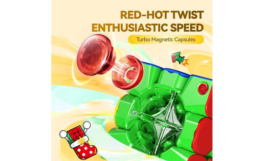 GAN 356 ME 3x3 (Magnetic) - Christmas Edition