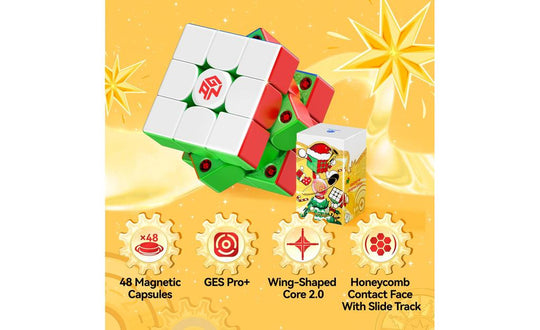 GAN 356 ME 3x3 (Magnetic) - Christmas Edition