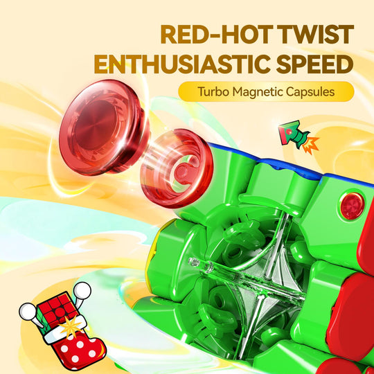 GAN 356 ME 3x3 (Magnetic) - Christmas Edition