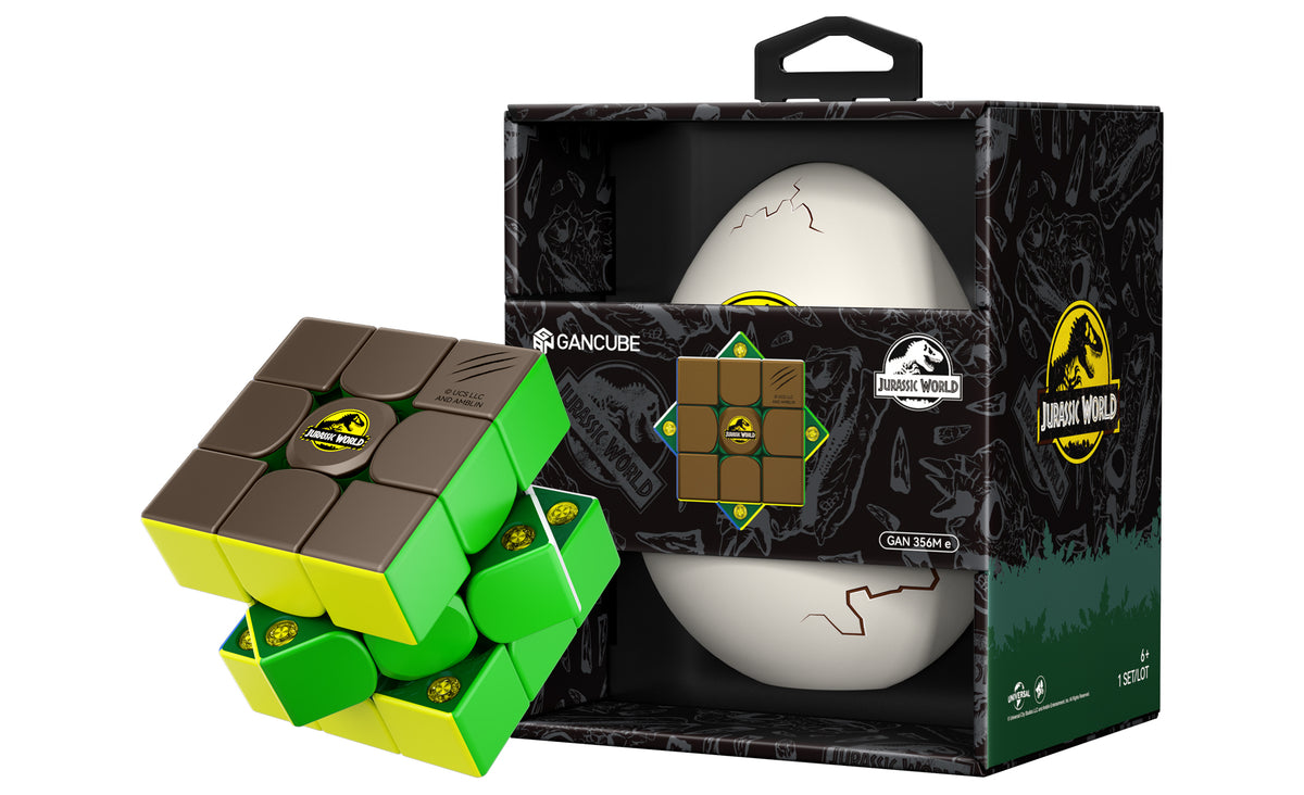 GAN 356 ME 3x3 (Magnetic) - Jurassic World Edition, Egg Case